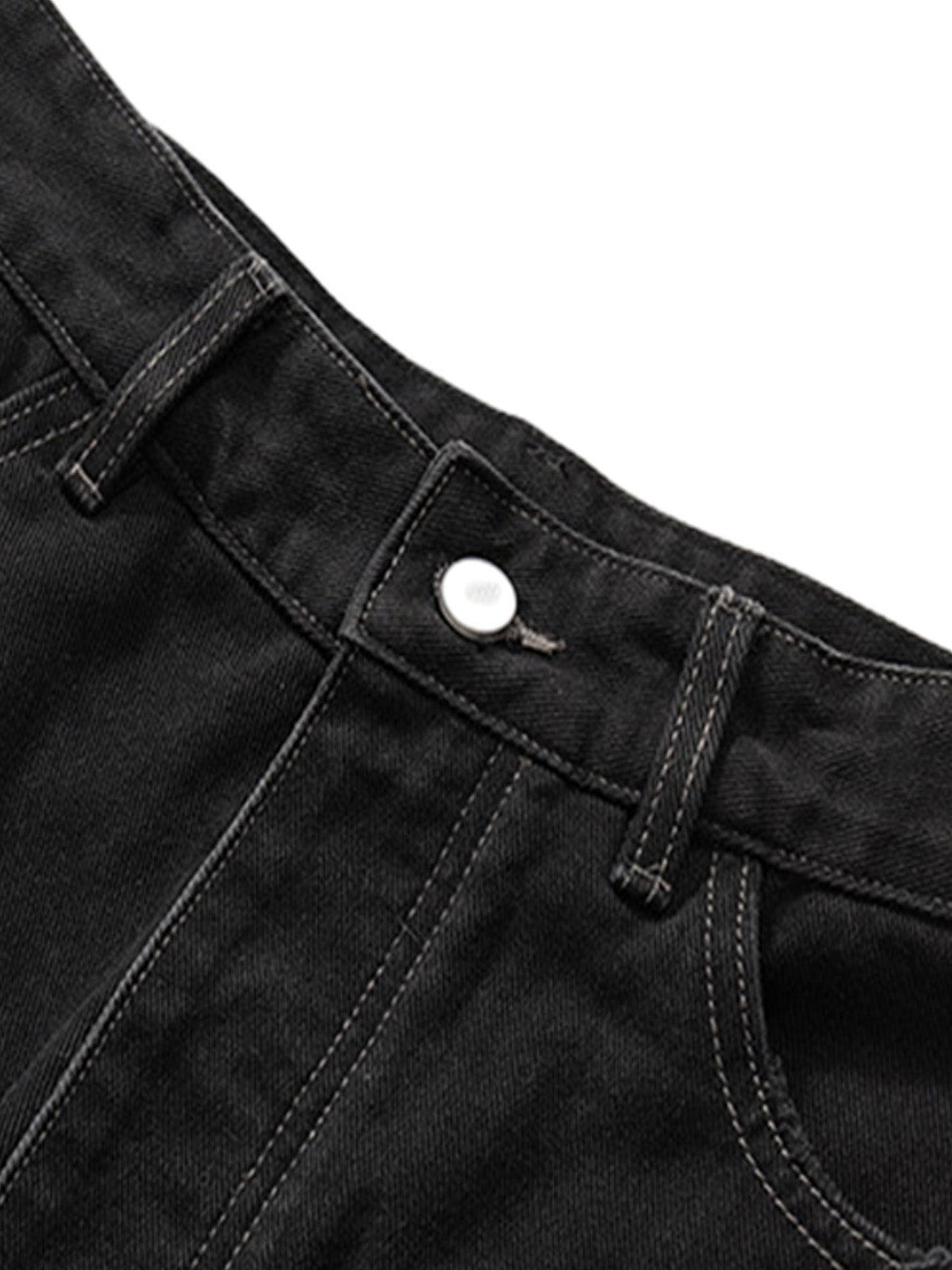 Concert Outfit Retro Whisker Raw Edge Denim Shorts Concert Outfit Retro Whisker Raw Edge Denim Shorts