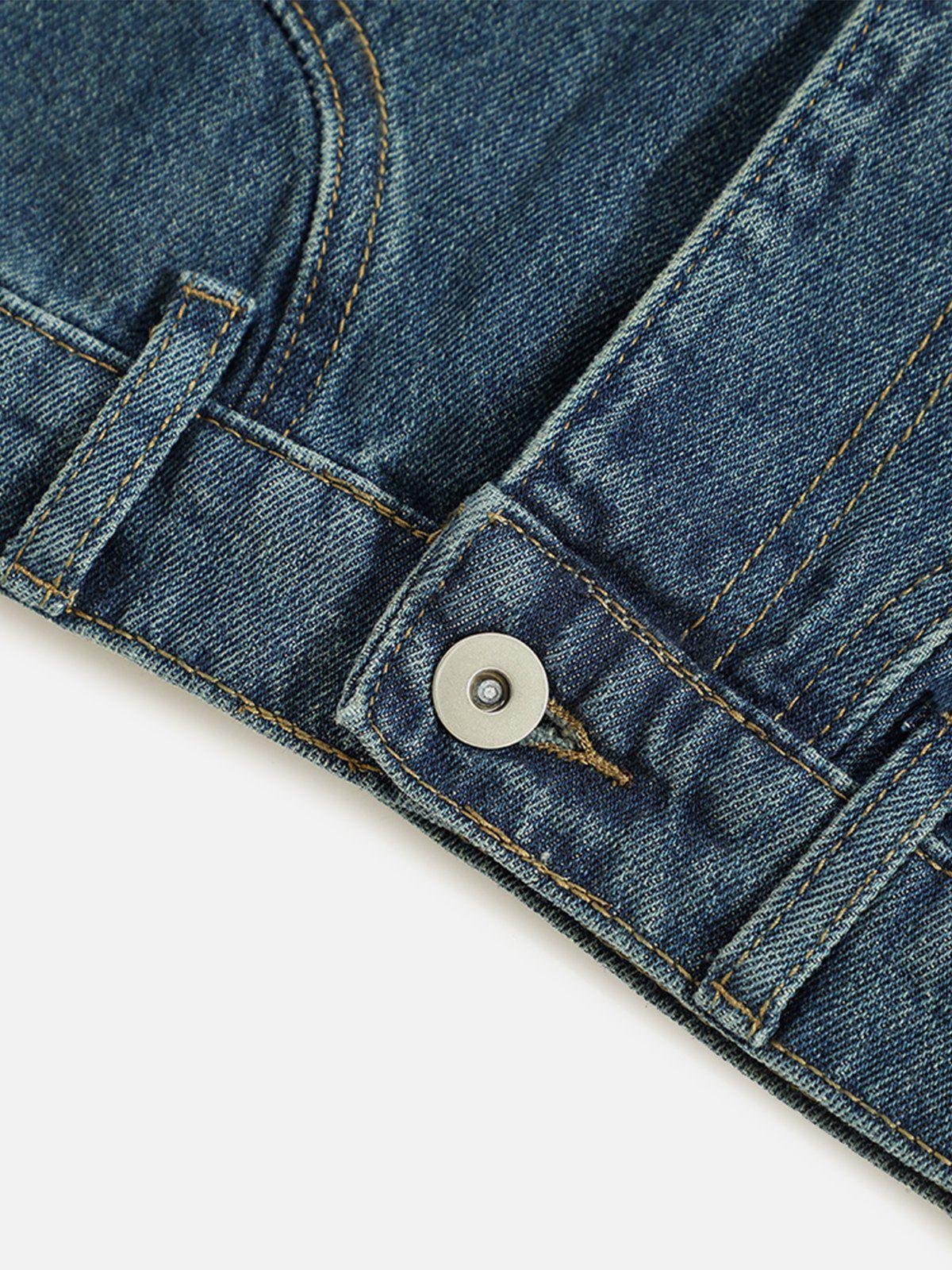 Concert Outfit Reverse Patchwork Jeans Concert Outfit Reverse Patchwork Jeans