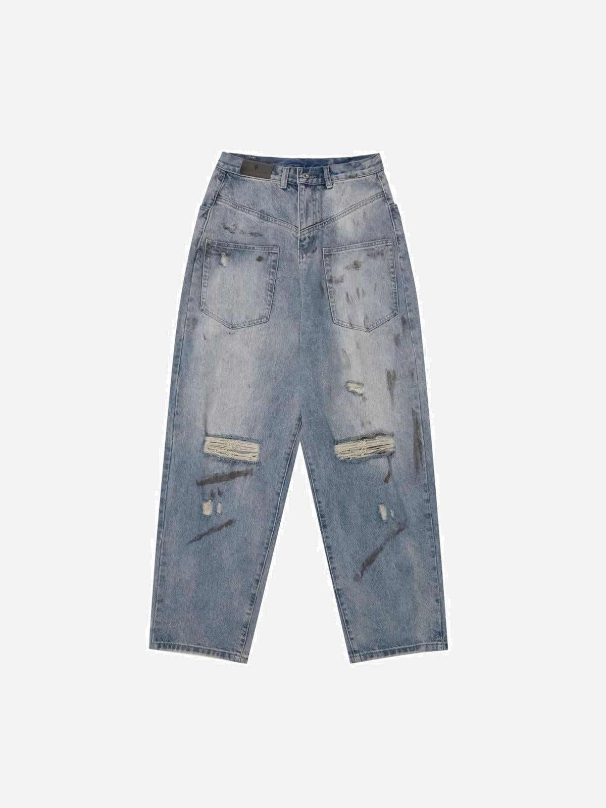 Concert Outfit Reverse Pocket Ripped Jeans Concert Outfit Reverse Pocket Ripped Jeans