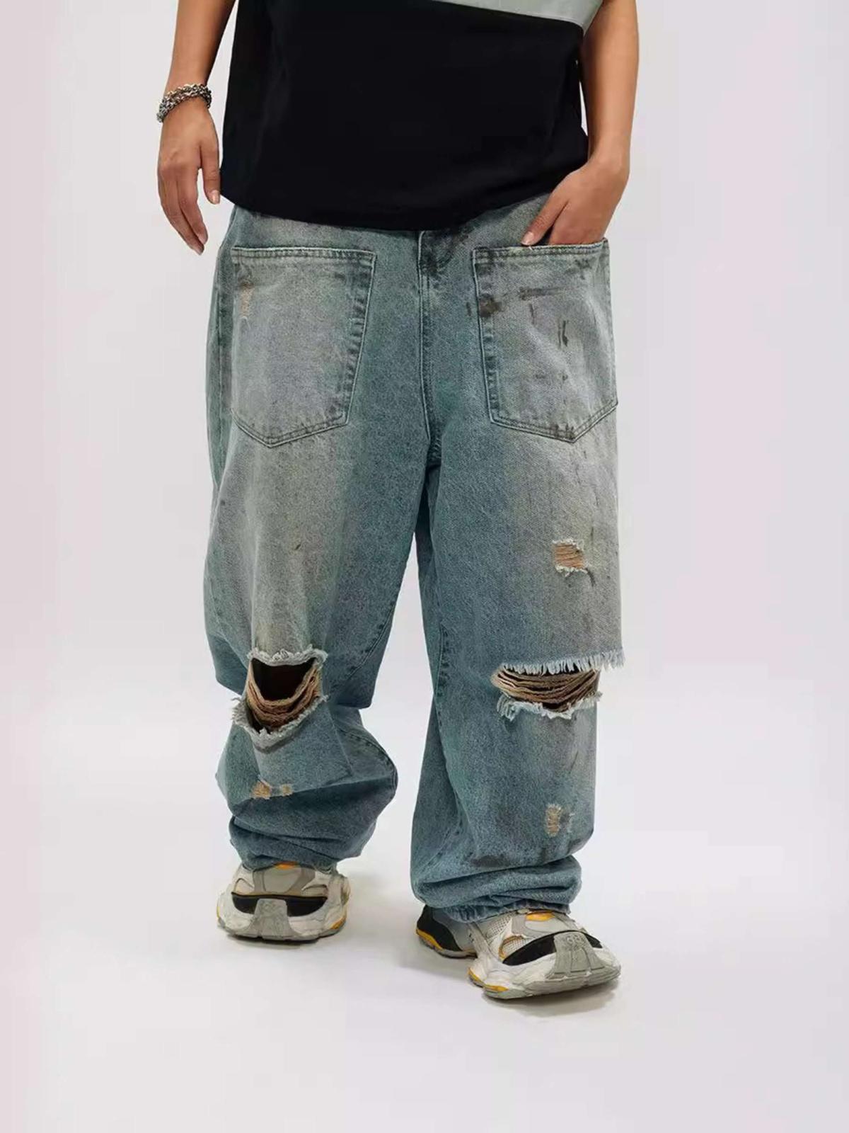 Concert Outfit Reverse Pocket Ripped Jeans Concert Outfit Reverse Pocket Ripped Jeans