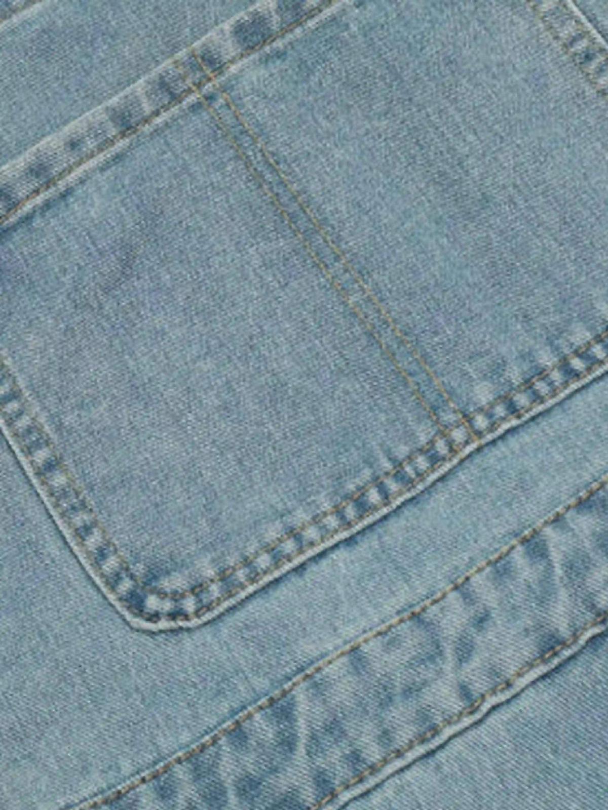 Concert Outfit Reverse Stitching Overalls Wide-Leg Denim Jeans Concert Outfit Reverse Stitching Overalls Wide-Leg Denim Jeans