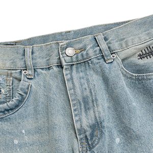 Concert Outfit Ripped Distressed Baggy Flare Jeans