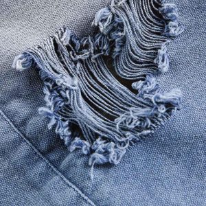 Concert Outfit Ripped Graffiti Washed Zip Up Denim Jacket