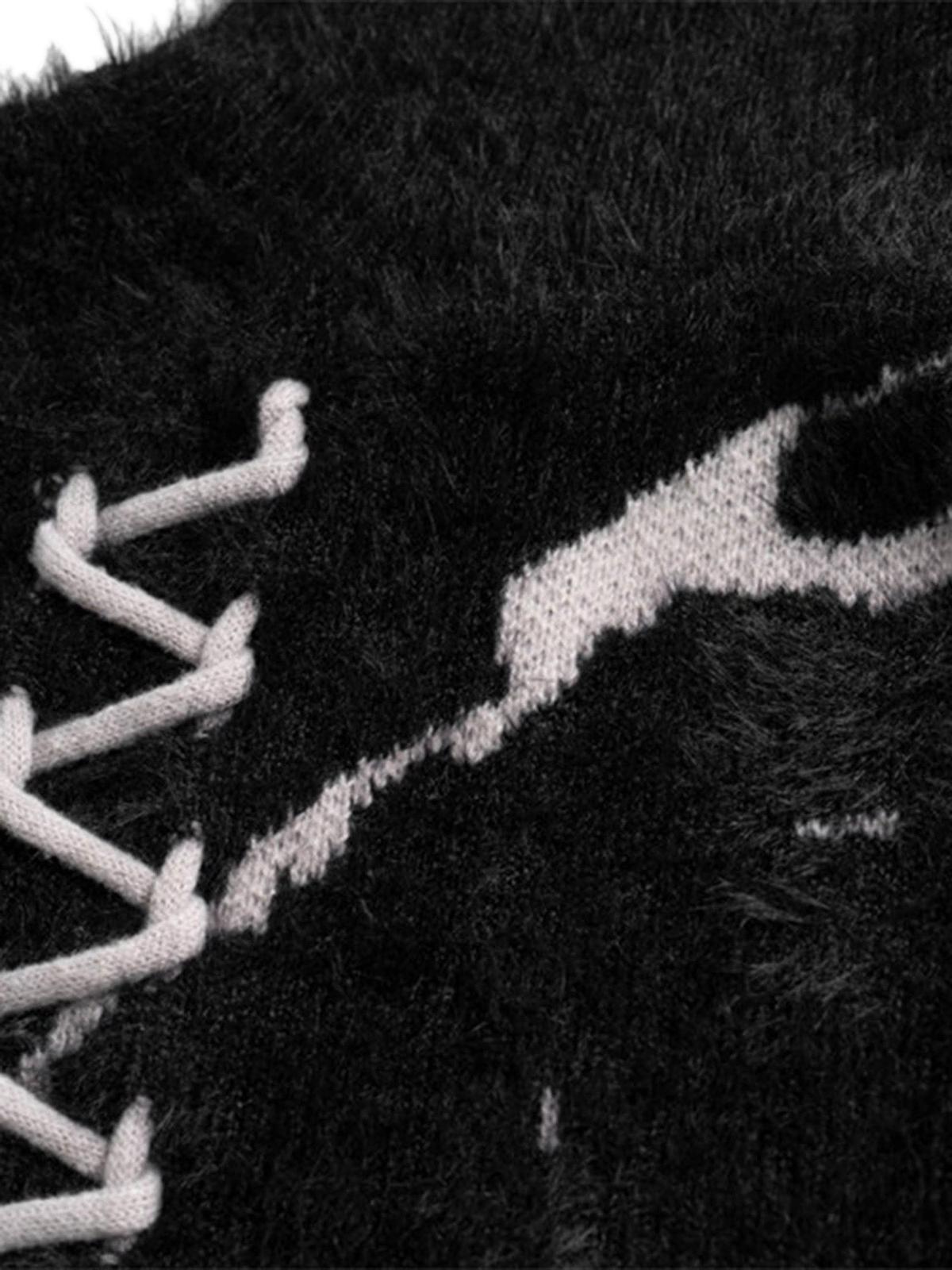 Concert Outfit Ripped Knit Turtleneck Sweater Concert Outfit Ripped Knit Turtleneck Sweater