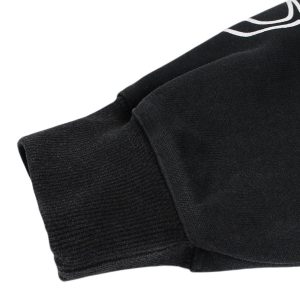 Concert Outfit Rivet-Adorned Graphic Hoodie