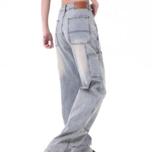 Concert Outfit Rivet Pocket Jeans