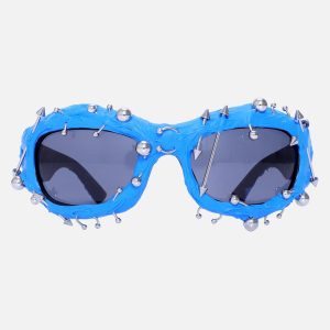 Concert Outfit Rivet Punk Style Sunglasses