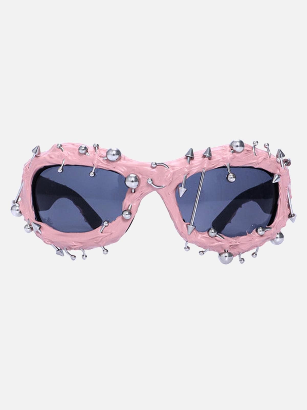 Concert Outfit Rivet Punk Style Sunglasses Concert Outfit Rivet Punk Style Sunglasses