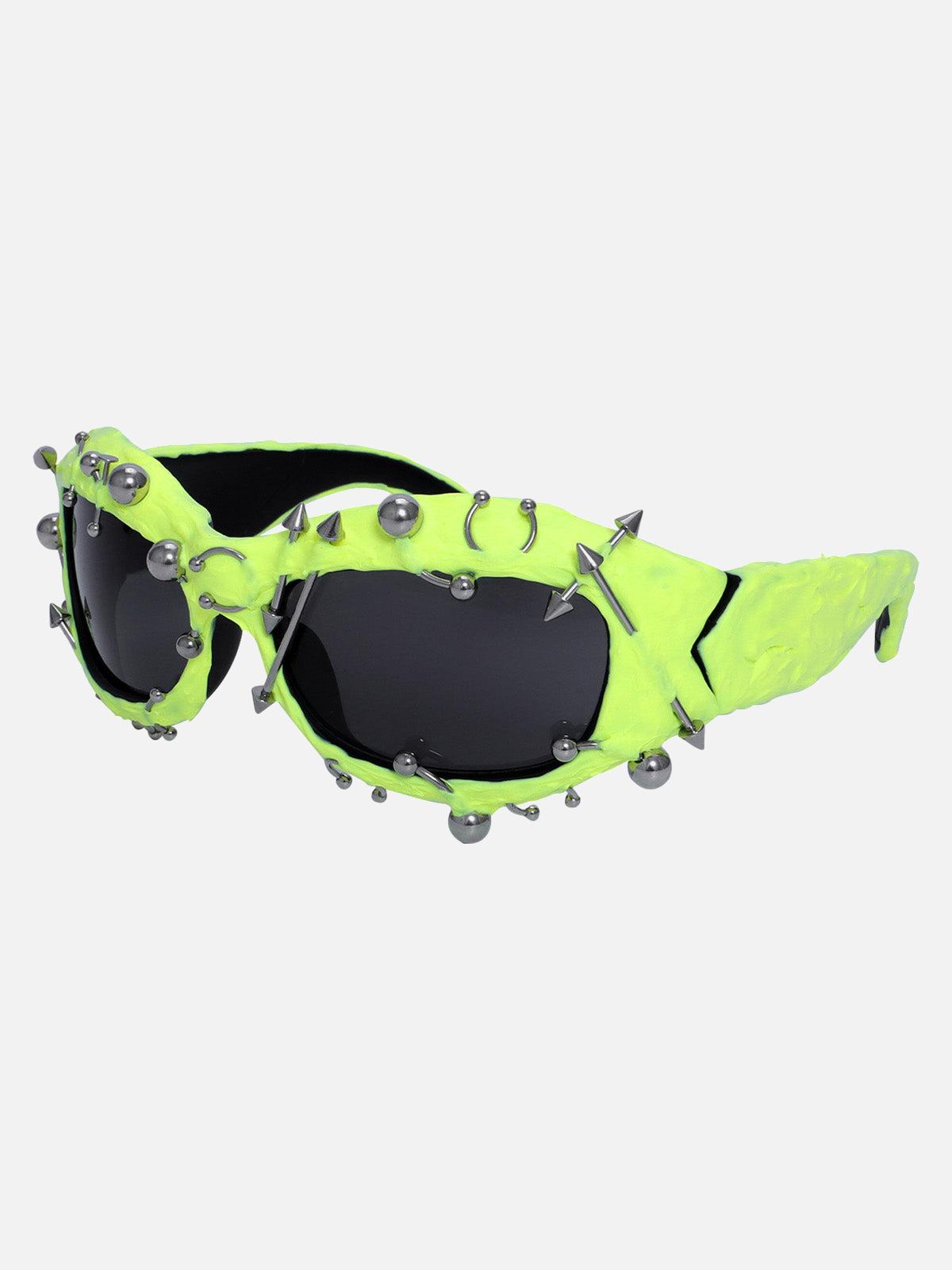 Concert Outfit Rivet Punk Style Sunglasses Concert Outfit Rivet Punk Style Sunglasses