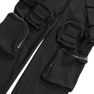Concert Outfit RO Style Functional Multi-Pocket Cargo Pants