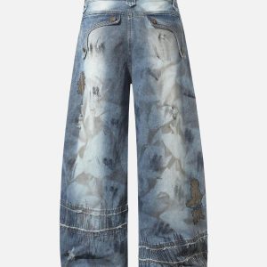 Concert Outfit RO Style Washed Barrel Jeans