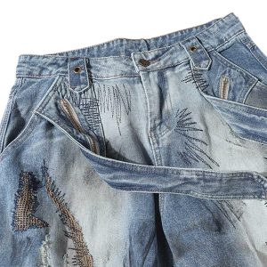 Concert Outfit RO Style Washed Barrel Jeans