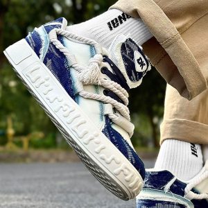 Concert Outfit Rope Knot Design Fashion Sneakers