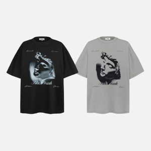 Concert Outfit Sculpture Whisper Monochrome Art Tee