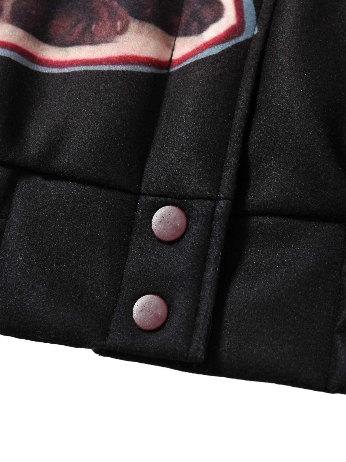 Concert Outfit Siamese Cat Embroidery Leather Bomber Jacket Concert Outfit Siamese Cat Embroidery Leather Bomber Jacket