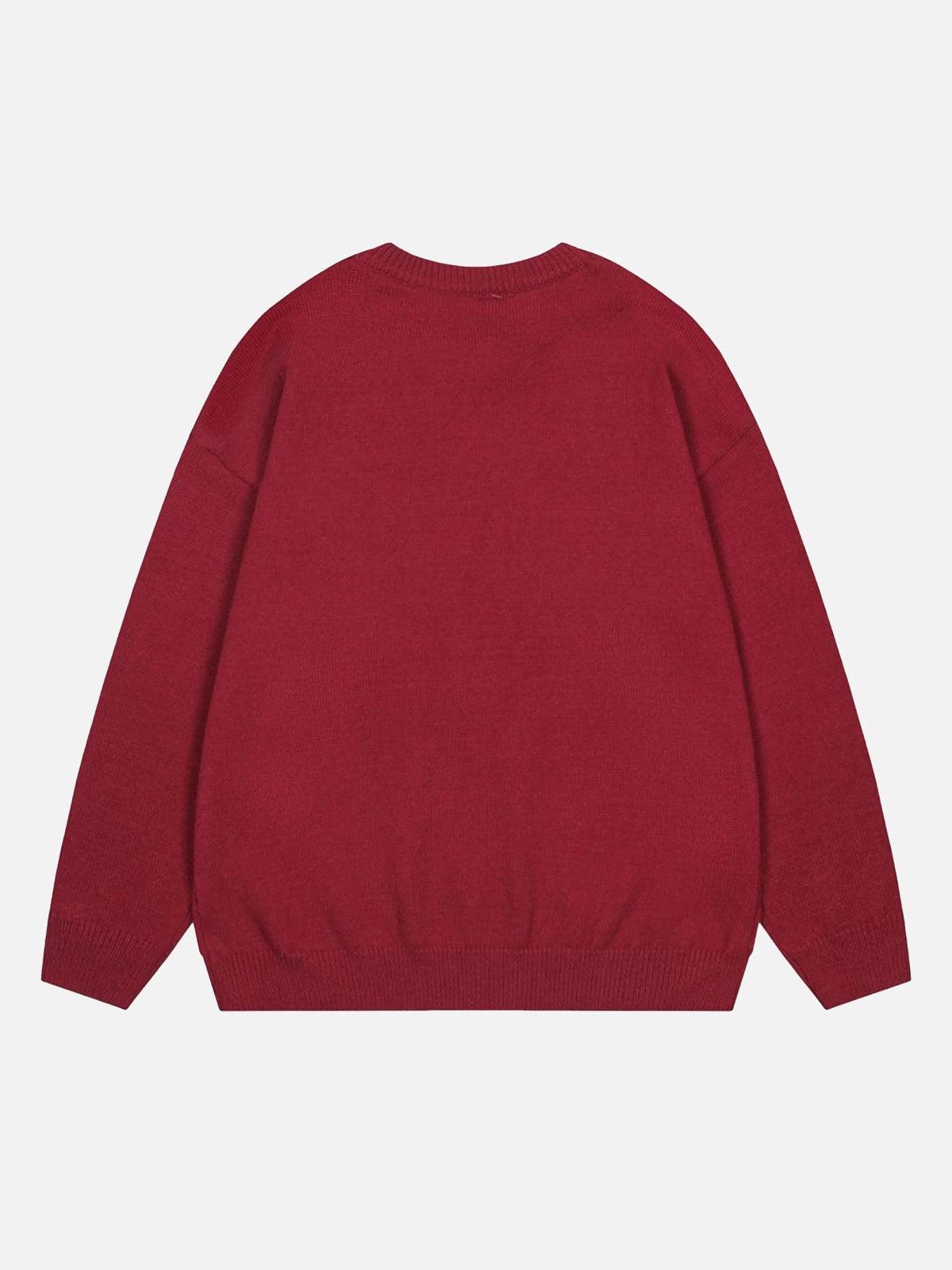 Concert Outfit Sika Deer Crew Neck Sweater Concert Outfit Sika Deer Crew Neck Sweater