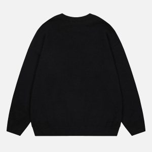 Concert Outfit Sika Deer Crew Neck Sweater
