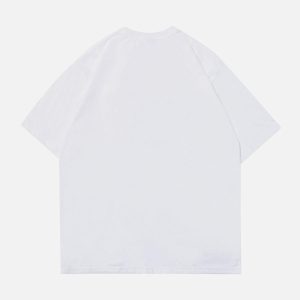 Concert Outfit Simple Foam Letter Print Tee