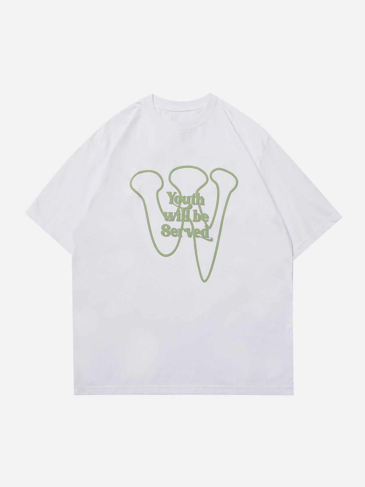 Concert Outfit Simple Foam Letter Print Tee Concert Outfit Simple Foam Letter Print Tee