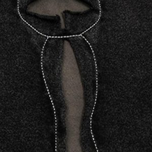 Concert Outfit Skeleton Design Print Oversized T-Shirt