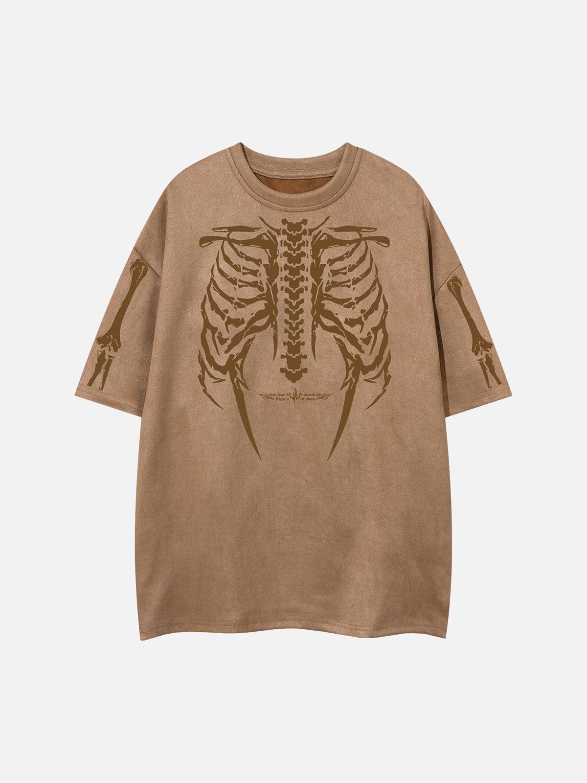 Concert Outfit Skeleton Graphic Oversized T-Shirt Concert Outfit Skeleton Graphic Oversized T-Shirt