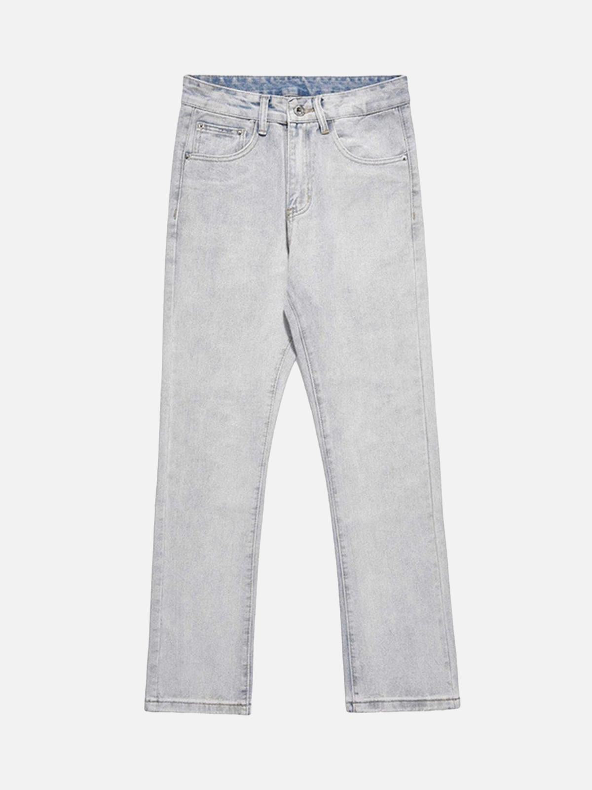 Concert Outfit Skull Flame Monogram Embroidered Slim Fit Jeans Concert Outfit Skull Flame Monogram Embroidered Slim Fit Jeans