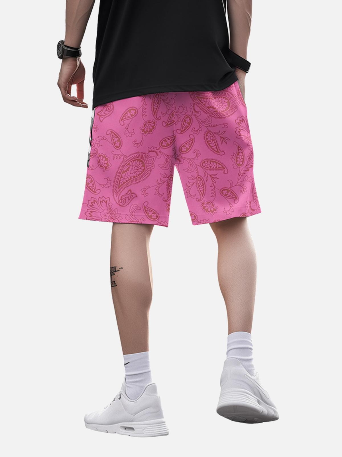 Concert Outfit Skull Hand Print Hip-Hop Shorts Concert Outfit Skull Hand Print Hip-Hop Shorts