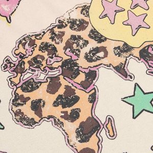 Concert Outfit Skull Print Crew Neck T-Shirt