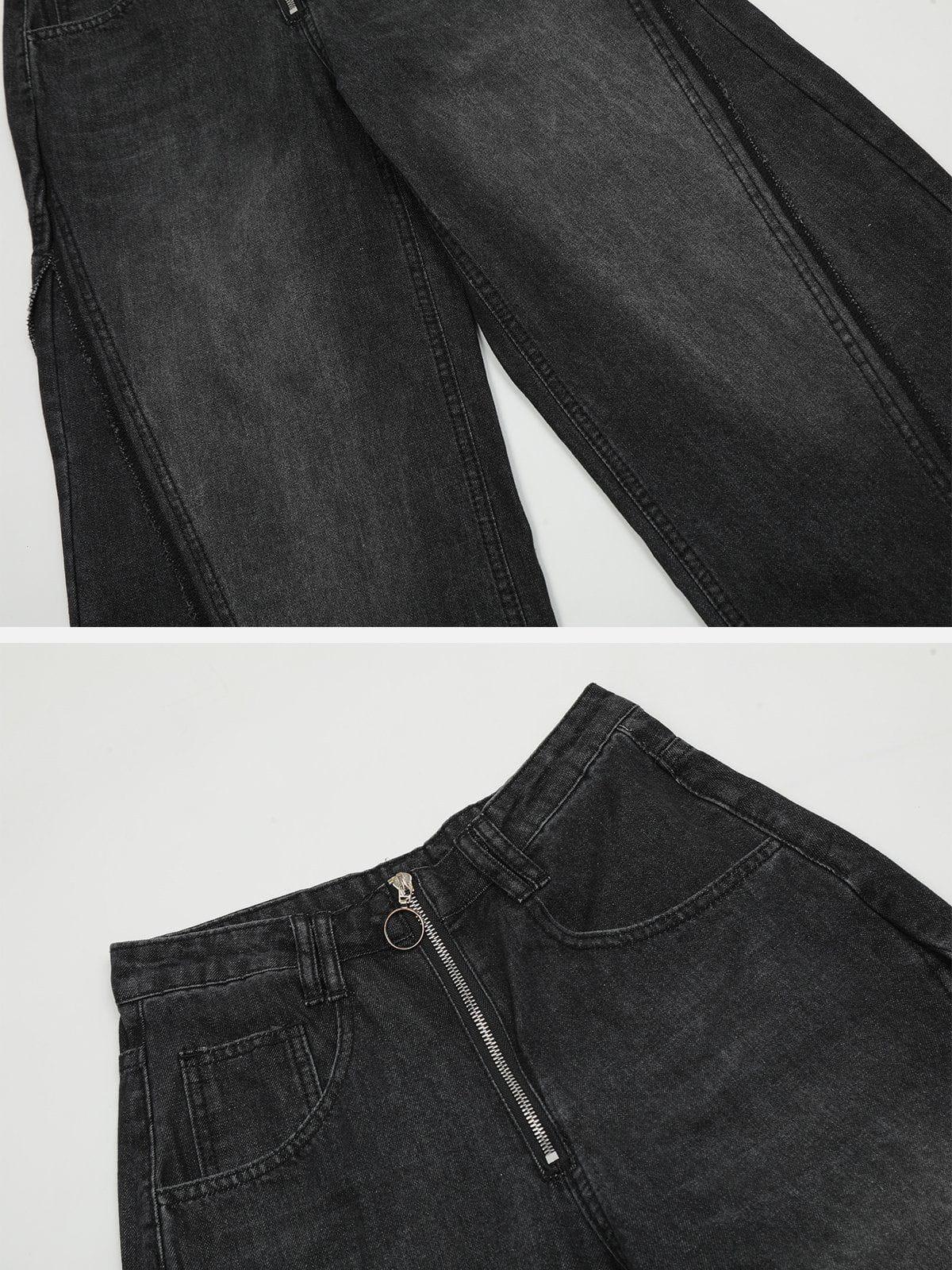 Concert Outfit Slit Fringe Loose Jeans Concert Outfit Slit Fringe Loose Jeans