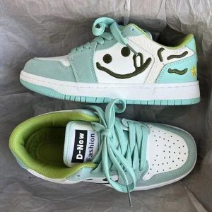 Concert Outfit Smiley Skateboarding Shoes