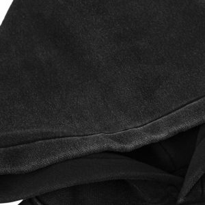 Concert Outfit Smudge-Dyed Letter Print Hoodie