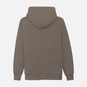 Concert Outfit Smudge-Dyed Letter Print Hoodie