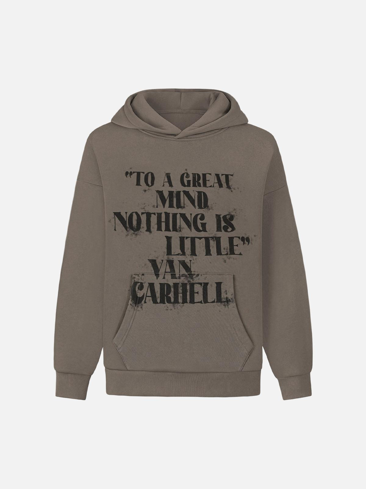 Concert Outfit Smudge-Dyed Letter Print Hoodie Concert Outfit Smudge-Dyed Letter Print Hoodie