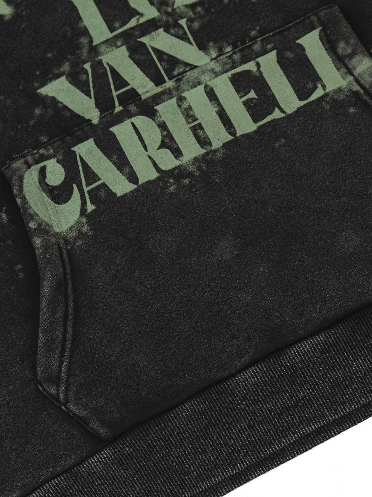 Concert Outfit Smudge-Dyed Letter Print Hoodie Concert Outfit Smudge-Dyed Letter Print Hoodie