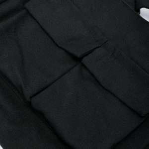 Concert Outfit Solid Color Big Pocket Shoulder Bag