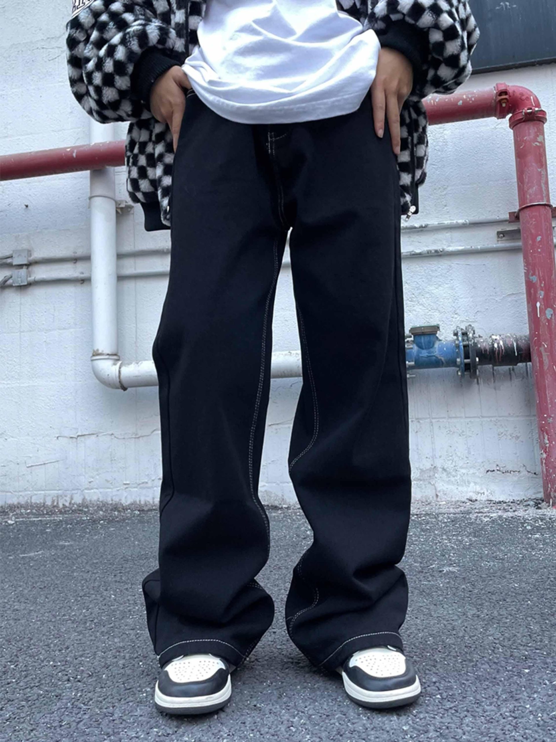 Concert Outfit Solid Color Casual Jeans Concert Outfit Solid Color Casual Jeans