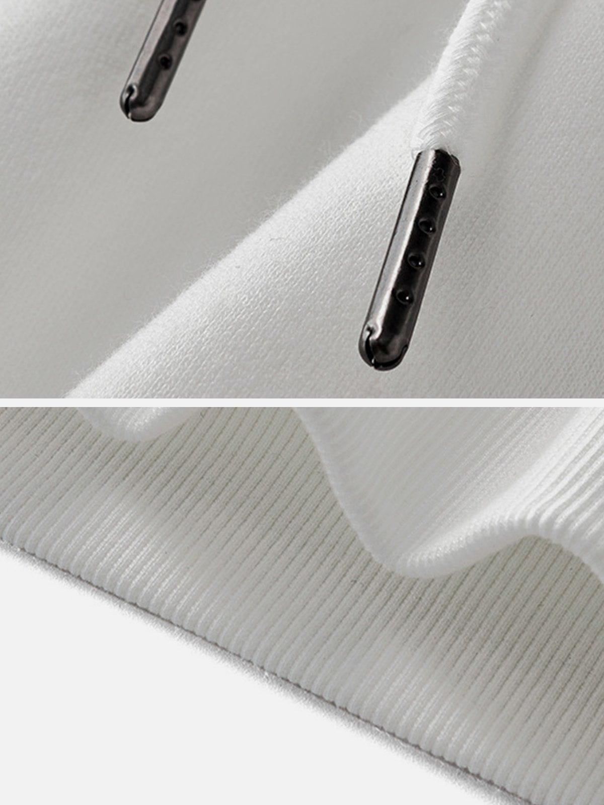 Concert Outfit Solid Color Drawstring Hoodie Concert Outfit Solid Color Drawstring Hoodie