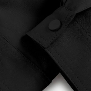 Concert Outfit Solid Essential Faux Leather Jacket