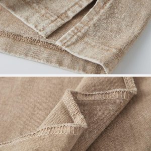 Concert Outfit Solid Washed Essential Cotton Tee