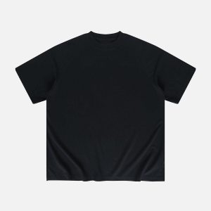 Concert Outfit Solid Washed Essential Cotton Tee