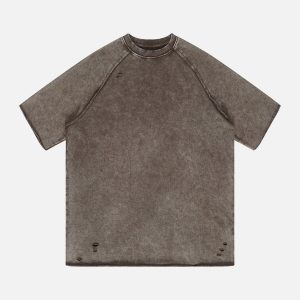 Concert Outfit Solid Washed Essential Tee