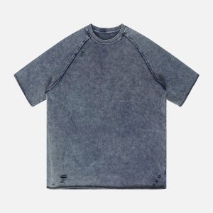 Concert Outfit Solid Washed Essential Tee