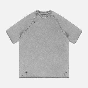 Concert Outfit Solid Washed Essential Tee