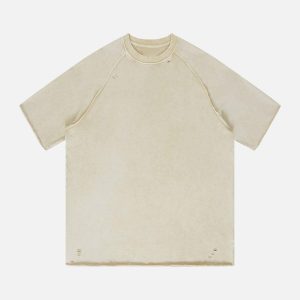 Concert Outfit Solid Washed Essential Tee