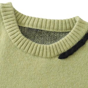 Concert Outfit Spider Distressed Oversized Sweater