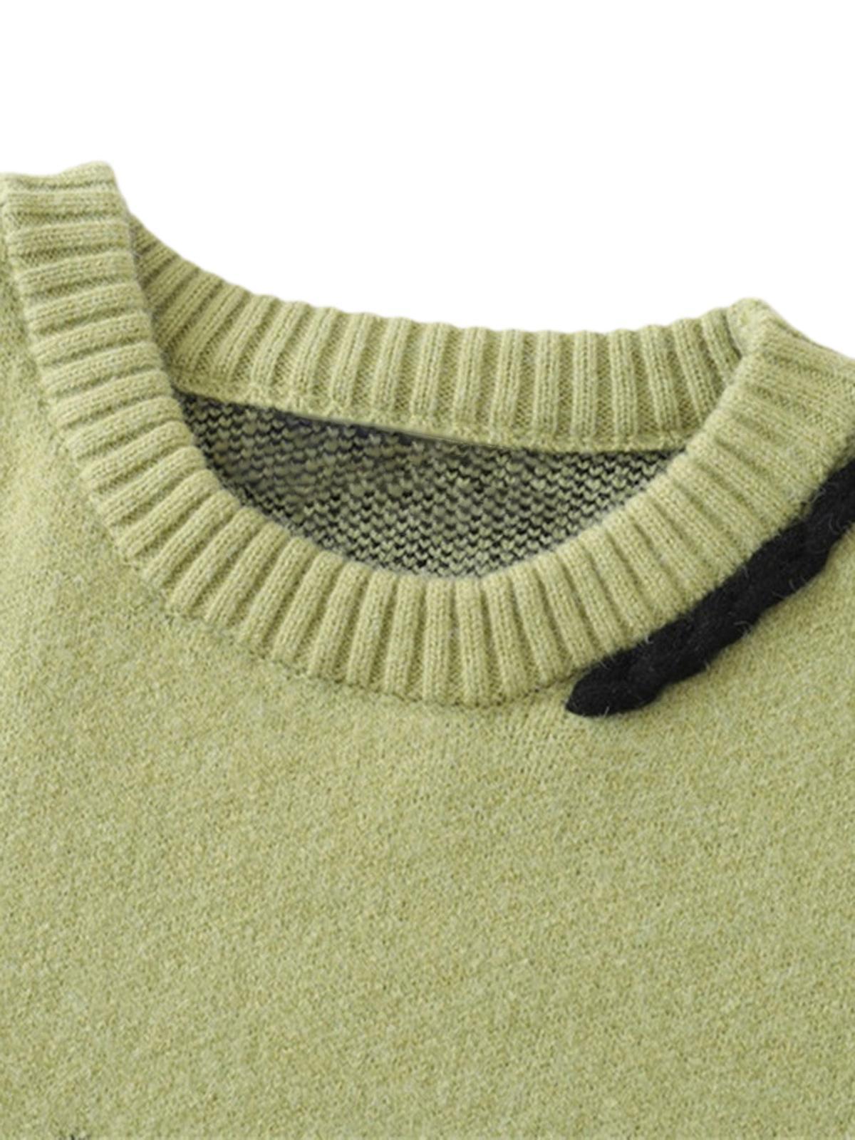 Concert Outfit Spider Distressed Oversized Sweater Concert Outfit Spider Distressed Oversized Sweater