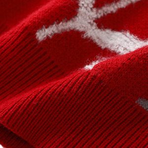 Concert Outfit Spider Knit Crew Neck Sweater