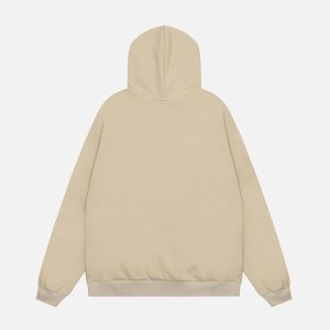 Concert Outfit Spider Shadow Print Hoodie