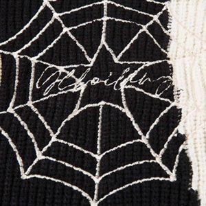 Concert Outfit Spider Web Stand Collar Zip-Up Cardigan
