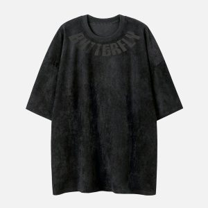 Concert Outfit Spine Skeleton Print Tee